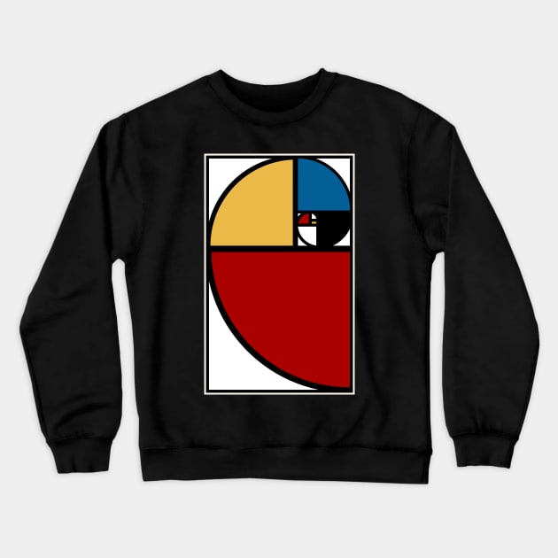 Golden Ratio - Primary Colors Crewneck Sweatshirt by marieltoigo